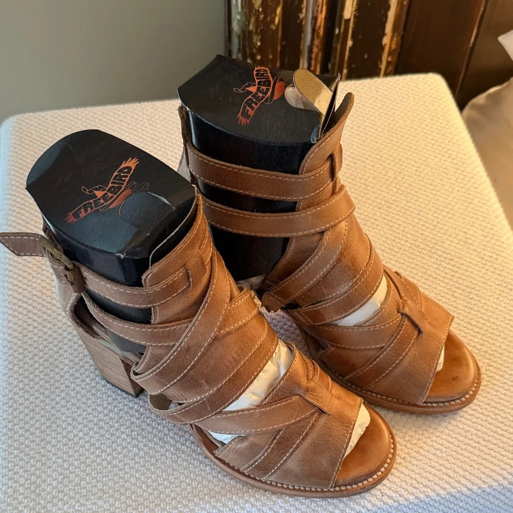 Freebird by Steven Tan Strappy Heels - Picture 8 of 9